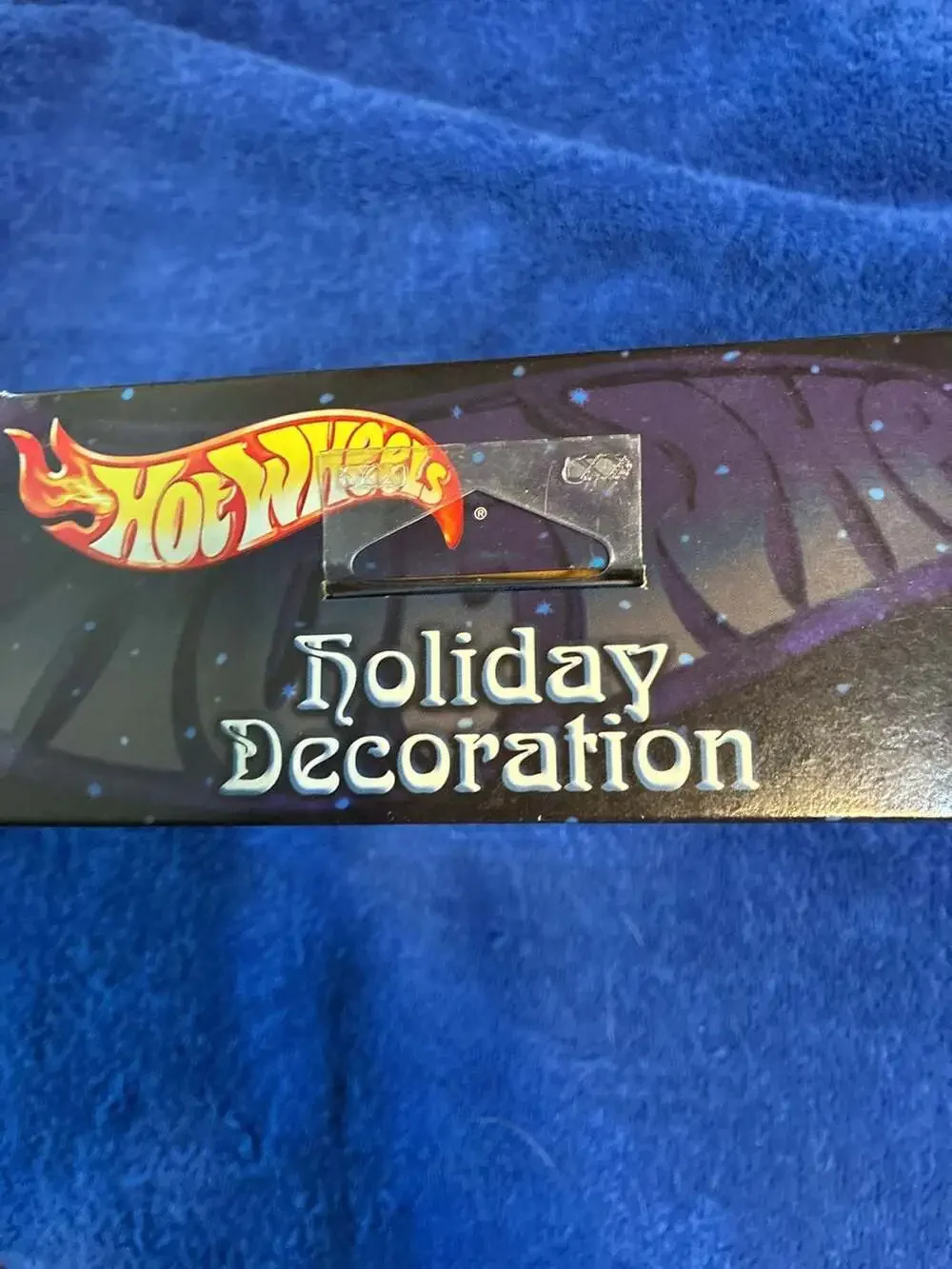 2002 Hot Wheels Holiday Decoration Christmas Tree Ornament with Blue Truck